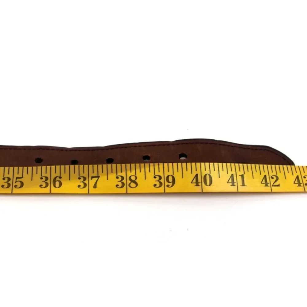 DOCKERS BROWN GENUINE LEATHER 1.25